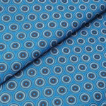 TURQUOISE DANDELION Afrikanischer-Shweshwe-Stoff