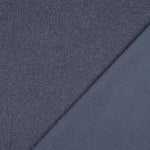 Teddyplüsch/Polarfleece Doubleface – Jeansblau