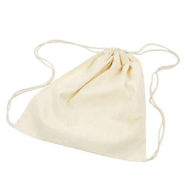 Turnbeutel Natur aus Baumwolle – 37 × 41 cm