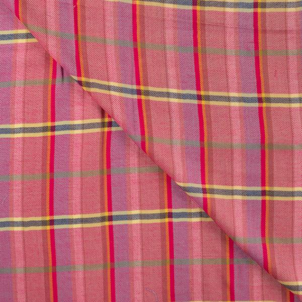 Viskose Twill Karo Rosa