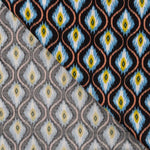 Viskosestoff mit Baumwolle Yellow Peacock