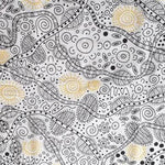 WHITE BUSH TUCKER Stoff aus Australien
