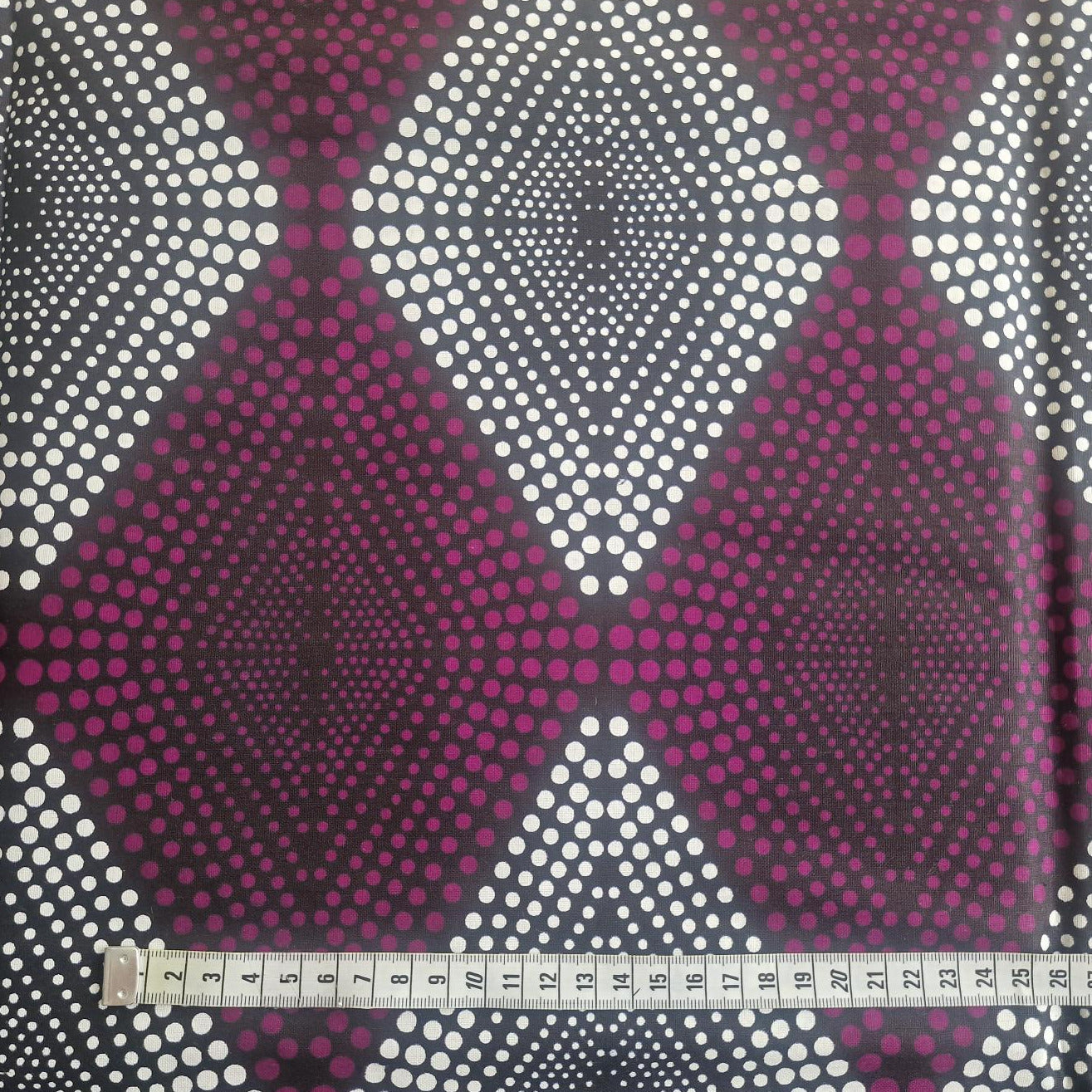 Afrikanischer Wax Print Stoff "Lilac" - Baumwolle Meterware