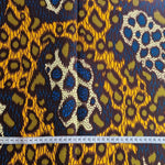Wax Print „Leo Gelb“ – afrikanischer Baumwollstoff