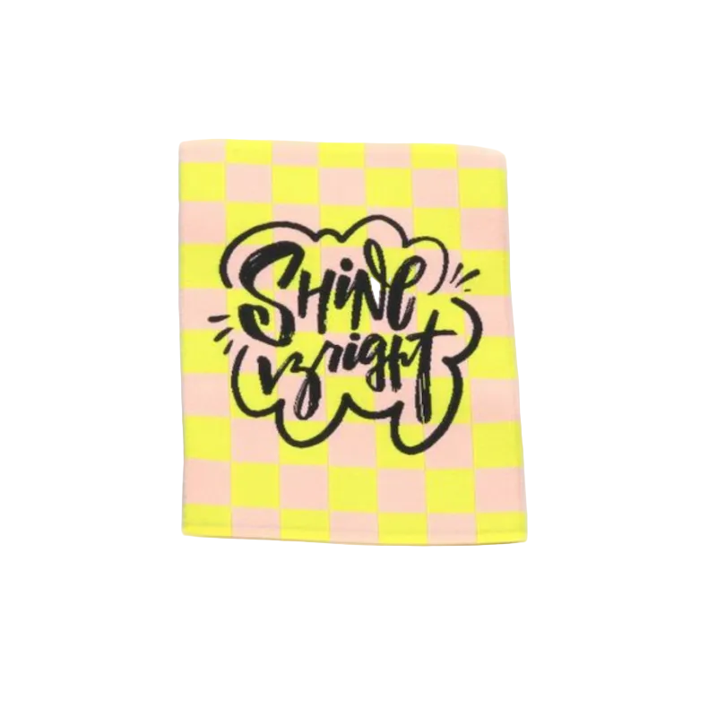 Webetikett XL „Shine bright“ – 60 x 80 mm