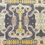 YELLOW REGENERATION Aborigines Stoff aus Australien