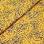 YELLOW TULIP Afrikanischer-Shweshwe-Stoff-