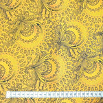 YELLOW TULIP Afrikanischer-Shweshwe-Stoff-