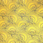 YELLOW TULIP Afrikanischer-Shweshwe-Stoff-