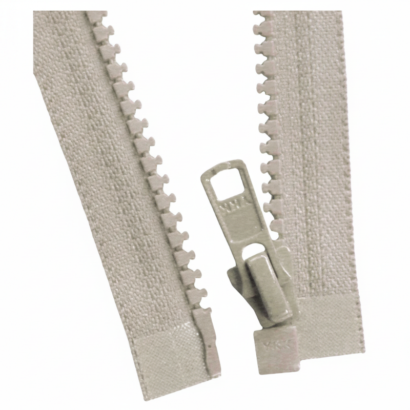 YKK Vislon® teilbarer Reissverschluss Beige