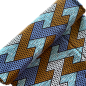 Preview: Afrikanischer Wax Print Stoff Baumwolle ZIGZAG | Meterware