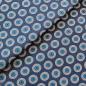 Preview: BLUE-DOTS Afrikanischer-Shweshwe-Stoff