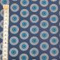 Preview: BLUE-DOTS Afrikanischer-Shweshwe-Stoff