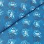 Preview: BLUE FLOWER Afrikanischer-Shweshwe-Stoff