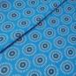 Preview: BLUE ORANGE SUN Afrikanischer-Shweshwe-Stoff-