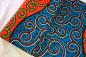 Preview: BLUE-RED-SERPENT Waxprint Stoff