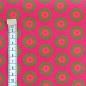 Preview: DISCO-PINK-DOTS-Afrikanischer-Shweshwe-Stoff-