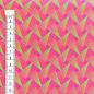 Preview: DISCO-PINK-FAN-PATTERNDISCO-PINK-FAN-PATTERN-Afrikanischer-Shweshwe-Stoff-
