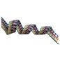 Preview: Gurtband Jacquard Aztek Rainbow 38 mm