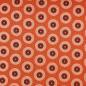 Preview: ORANGE-DOTS-Afrikanischer-Shweshwe-Stoff-