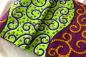 Preview: PURPLE-LIME-SERPENT Waxprint Stoff