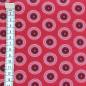 Preview: RED-DOTS-Afrikanischer-Shweshwe-Stoff-