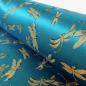 Preview: TURQUOISE BUTTERFLY Seidenimitat - hier kaufen