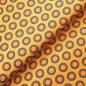 Preview: YELLOW-DOTS-Afrikanischer-Shweshwe-Stoff-