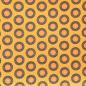 Preview: YELLOW-DOTS-Afrikanischer-Shweshwe-Stoff-