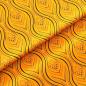 Preview: YELLOW-FLAME-Afrikanischer-Shweshwe-Stoff-