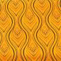 Preview: YELLOW-FLAME-Afrikanischer-Shweshwe-Stoff-