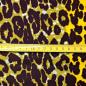 Preview: YELLOW LEOPARD Afrikanischer Wax Print Stoff