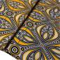 Preview: Afrikanischer Wax Print Stoff Baumwolle YELLOW MOSAIC | Meterware
