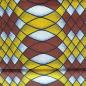 Preview: Afrikanischer Wax Print Stoff Baumwolle YELLOW WAVES | Meterware