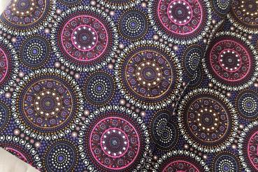 PURPLE-BUSH-BERRY-Aborigines-Stoff-aus-Australien-