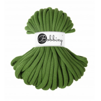 Bobbiny Flechtkordel JUMBO SOFT 9 mm - Moss Green