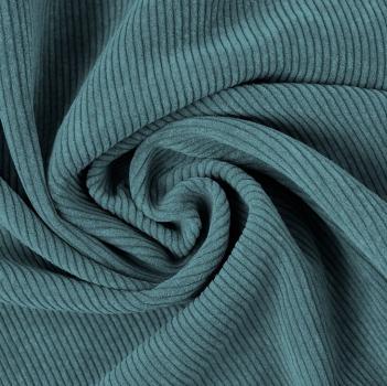 Breitcord Stretch Baumwolle - Altgrün | Meterware