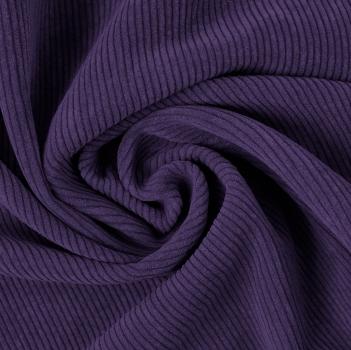 Breitcord Stretch Baumwolle - Dunkel Lila | Meterware