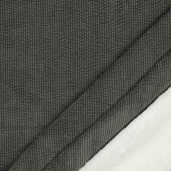 Breitcord Vintage mit Kunstfell – Moosgrün