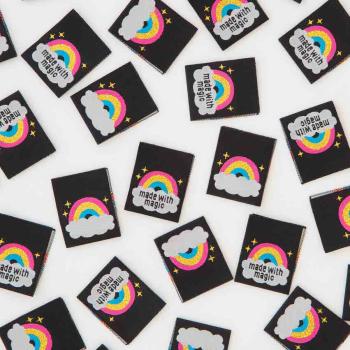 Preview: Bekleidungsetiketten Made with Magic