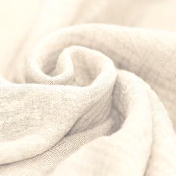 Musselin – Double Gauze Baumwolle Nature | Meterware