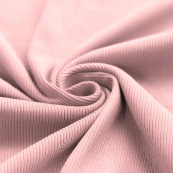 Rippjersey Baumwolle Altrosa | Meterware