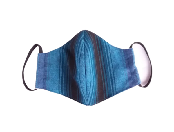 BLUE-HACIENDA-STRIPED Maske
