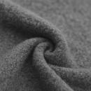 Bouclé Stoff – Grau Meliert | Meterware