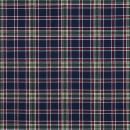 Flanell Baumwolle Dunkelblau Grün Karo