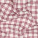 Flanell Baumwolle Mauve Karo