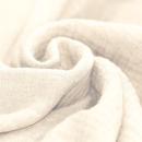 Musselin – Double Gauze Baumwolle Nature | Meterware