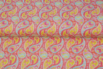 PINK-PAISLEY Jerseystoff