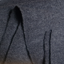Wollwalk Dunkelgrau Meliert aus reiner Schurwolle