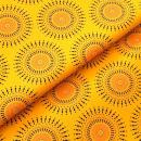 Afrikanischer Shweshwe Stoff Baumwolle YELLOW SUN | Meterware